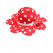 Красная шляпа в белый горошек Monnalisa | Фото 1