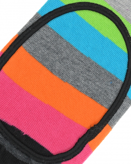 Следки в разноцветную полоску Happy Socks Мультиколор, арт. STR06 9700 | Фото 2