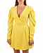 Желтое платье с рукавами-фонариками MSGM | Фото 8