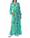Голубое платье с растительным принтом SHADE | Фото 2