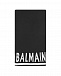 Черный шарф с логотипом Balmain | Фото 2