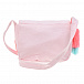 Розовая сумка с помпонами и аппликацией &quot;Love&quot;  | Фото 3
