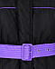 Пуховая куртка с сиреневым поясом MSGM | Фото 9
