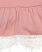 Розовая пижама с отделкой белым кружевом AMIKI | Фото 6