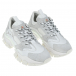 Белые кроссовки со вставками в сетку Moncler | Фото 1