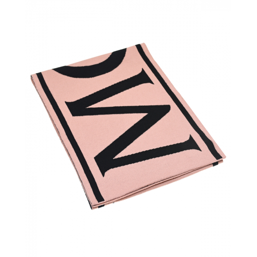 Розовый шерстяной шарф, 178x34 см Moncler | Фото 1