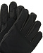 Черные перчатки из кожи Moncler | Фото 4