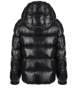 Черная куртка с камуфляжными вставками Moncler Черный, арт. 1A53E 20 68950 999 | Фото 2