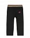 Черные брюки с эластичным поясом в полоску Burberry | Фото 3