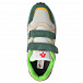 Зеленые кроссовки с бежевыми вставками W6YZ | Фото 4