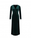 Бархатное зеленое платье Dan Maralex | Фото 1
