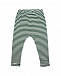 Спортивные брюки в бело-зеленую полоску Molo | Фото 3