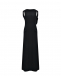 Платье макси с открытой спиной, черное Alberta Ferretti | Фото 1