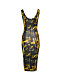Платье трикотажное базовое с вензелями Versace Jeans Couture | Фото 5