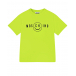 Салатовая футболка с логотипом Moschino | Фото 1