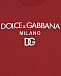 Красный свитшот с белым лого Dolce&Gabbana | Фото 3
