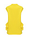 Платье с рюшами, желтое MARNI | Фото 2
