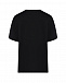 Черная футболка с текстовым принтом Philosophy Di Lorenzo Serafini | Фото 2