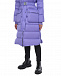 Лиловое пальто-пуховик с капюшоном Naumi | Фото 12