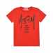 Красная футболка с логотипом MSGM | Фото 1