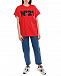 Красная футболка с аппликацией-логотипом No. 21 | Фото 2