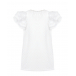 Белое платье с шитьем Philosophy di Lorenzo Serafini Kids | Фото 1