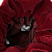 Бордовая бархатная сумка со стразами, 14x14x18 см IL Gufo | Фото 5