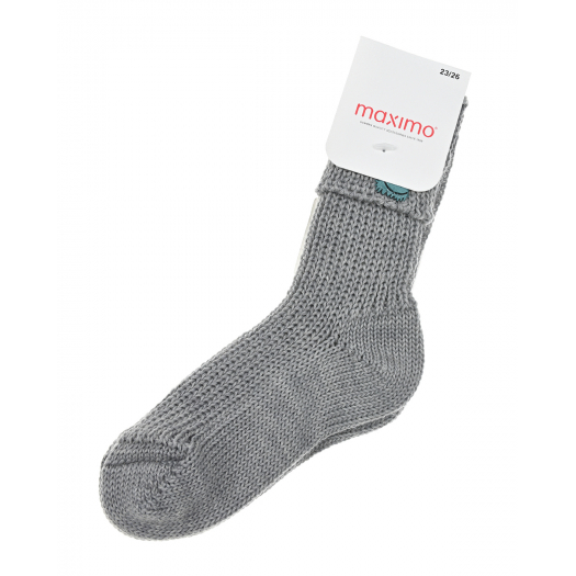 Серые носки из шерсти MaxiMo | Фото 1