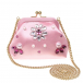 Розовая атласная сумка 17х10х5 см Dolce&Gabbana | Фото 1