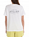 Белая футболка с принтом &quot;Atelier&quot; 5 Preview | Фото 8