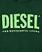 Зеленая толстовка-худи с логотипом Diesel | Фото 3