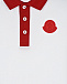 Комплект: белое поло и красные шорты Moncler | Фото 5