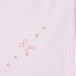 Розовый плед с вышивкой &quot;пуанты&quot;, 72x66 см Kissy Kissy | Фото 4