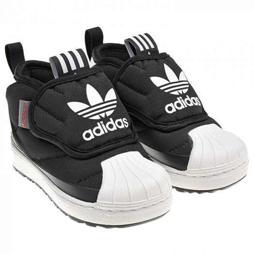 Высокие черные кроссовки с широкой застежкой велкро Adidas | Фото 1