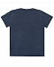 Синяя футболка с нашивками Moncler | Фото 2