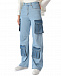 Джинсы с контрастными карманами карго Forte dei Marmi Couture | Фото 7