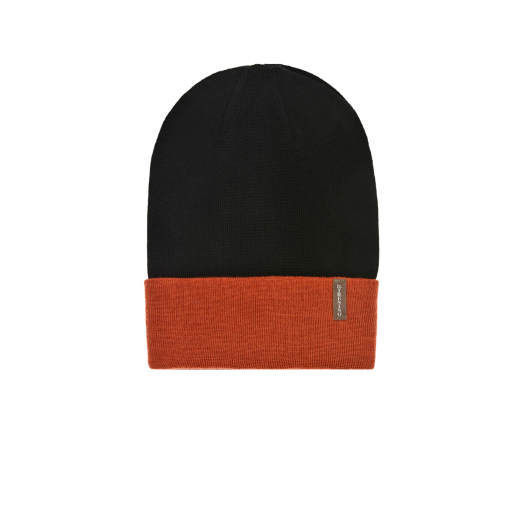 Шерстяная шапка с оранжевым отворотом Il Trenino | Фото 1