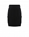 Черная юбка с накладными карманами Diesel | Фото 2