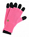 Черно-розовые перчатки из шерсти Il Trenino | Фото 2