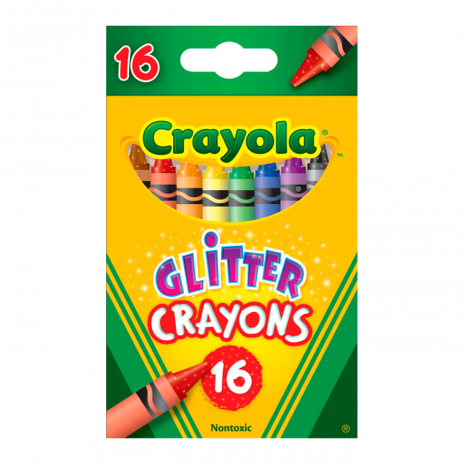 Восковые мелки с блестками, 16 шт Crayola | Фото 1