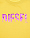 Желтая футболка с логотипом Diesel | Фото 4