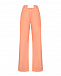 Оранжевые брюки с накладными карманами MSGM | Фото 4