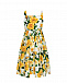 Платье со сплошным принтом &quot;желтые розы&quot; Dolce&Gabbana | Фото 3