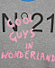 Серый свитшот с принтом cool guys in wonderland No. 21 | Фото 3