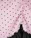 Розовое платье с черным воланом Masterpeace | Фото 9