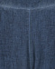 Темно-синие зауженные брюки 120% Lino | Фото 7