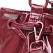 Красная сумка из лаковой эко-кожи, 22х22х13 см No. 21 | Фото 5