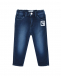 Синие джинсы с нашивкой Emporio Armani | Фото 1
