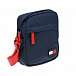 Синяя сумка с красным ремешком 15х3х18 см. Tommy Hilfiger | Фото 2
