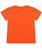 Оранжевая футболка с принтом &quot;крокодил&quot; Moschino | Фото 2